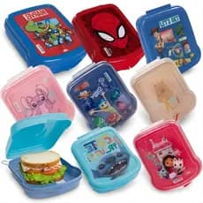 Porta Sanduiche da Disney Sanduicheira Princesas Stitch Homem Aranha Marvel Capivara Hulk Plasutil