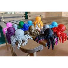 Polvo Articulado Brinquedo Sensorial Fidget Toy