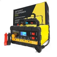Carregador De Bateria 12-24v Automotivo Carro Moto Caminhão 10a