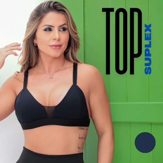 Top Suplex Academia Fitness Bojo Removível Alças Ajustáveis Alta Qualidade Alta Sustentação Oferta