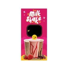 banner milkshake 50x100 - Diversos modelos ARTE PRONTA