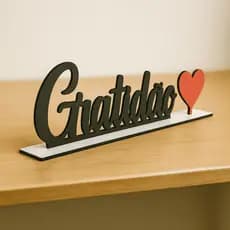 Palavras De Mesa Fé Família Gratidão Paz Amor Deus Jeus Com Base Em Mdf Branco Decoração Bancada Artesanato Enfeite Sala
