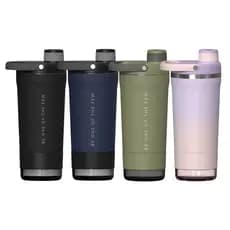 Coqueteleira Térmica Ellym Nutrition 600mL Academia Para Whey Com Compartimento Inox Treino Premium