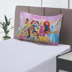 Capa Fronha de Travesseiro Infantil Desenhos Super Heróis 70cm x 50cm Fronha Das Princesas da Disney