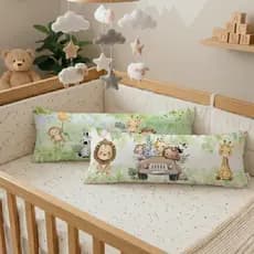 Kit 02 Xuxinho Xuxão Travesseiro Almofada de Corpo Infantil 85x25cm Super Fofo Enchimento Silicone