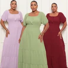 Vestido Feminino Ciganinha Longo Moda Evangelica Elegante Modesta Candy