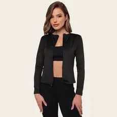 Jaqueta Feminina Dry Fit Casaquinho Esportiva Treino Academia