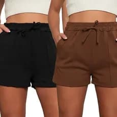 Kit 2 Short Feminino Curto Duna Verão Confortável