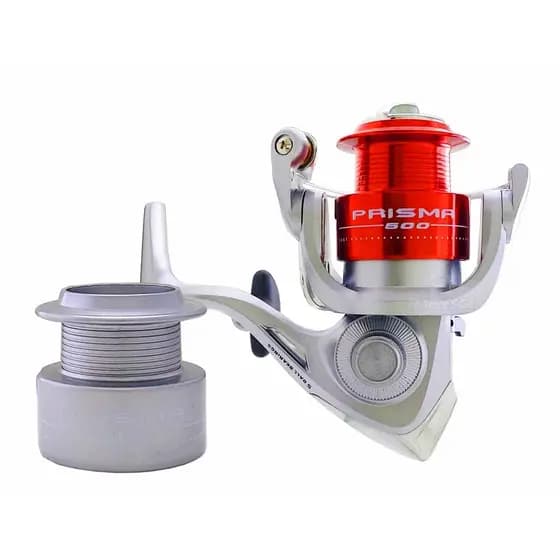 Molinete De Pesca Marine Sports Prisma 500 - 5 Rolamentos - 5.1:1 - Drag:4kg- Com Carretel Extra