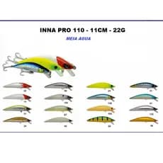 Isca Artificial Marine Sports Meia Agua Inna 110 - 11cm - 22g - Varias Cores