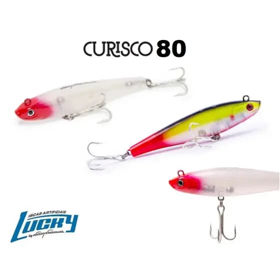 Isca Artificial Nelson Nakamura Curisco 80 - 8cm - 13gr - Varias Cores