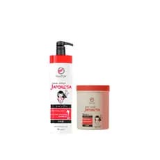 Shampoo Japonesa + Máscara Capilar LowsHair – Alisamento e Hidratação