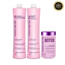 Kit Selagem Plástica dos Fios – Shampoo + Ativo + Máscara 3x1Kg