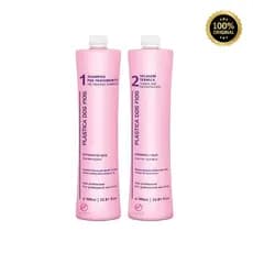 Kit Progressiva Plástica dos Fios – Alisamento Profissional  2x1L
