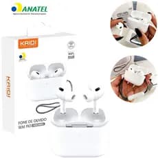 Fone De Ouvido Bluetooth 5.4 Kaidi KNC5603 Sem Fio com Cancelamento de Ruído IPX4 Original