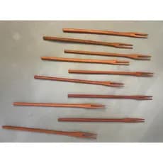 Kit 2/4/6/8 Garfinho 22cm petisco petisqueira de madeira cozinha panela garfo e faco kit garfo e facas