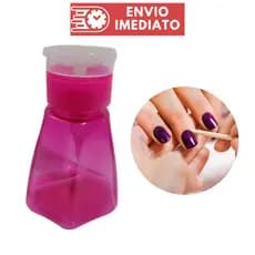Porta Acetona com Válvula Dosadora Tira Esmalte 180 ml