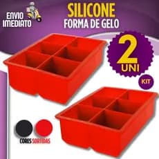 Forma de Gelo Silicone 1/2 Peças 6 Cubo Grande Flexível Cozinha Bebida Drinks Whisky Refrigerante