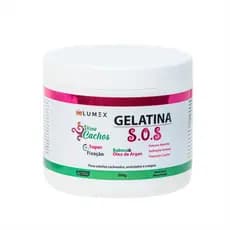 Gelatina Modeladora Virou Cachos S.O.S Lumex 500g | Argan e Babosa, Definição e Volume para Cachos