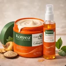 Kit Máscara Tratamento + Óleo Argan 50ml Koreaa Tratamento Coreano