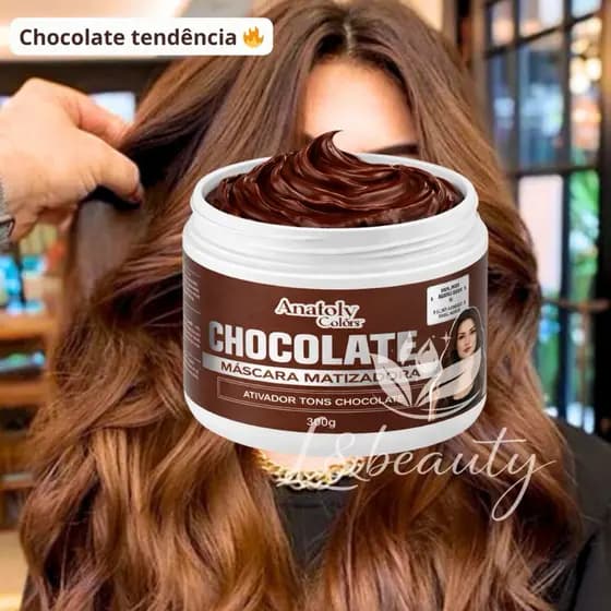 Máscara Matizadora Chocolate Anatoly Colors 300g
