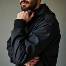 Jaqueta Agasalho Corta Vento Blusa De Frio Masculina Frio Touca Capuz Forrado Bolso Moletom C/Punho