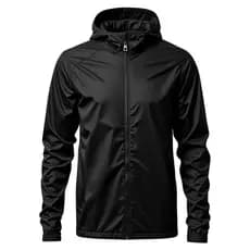 Jaqueta Casaco Corta Vento Masculino Preto Liso Academia Agasalho Premium com bolso