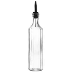 Garrafa de vidro para azeite com tampa preta Vegas Lyor 500 ml