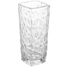 Vaso de vidro texturizado Lyor 6x15