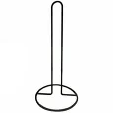 Suporte organizador porta papel toalha de inox preto 27x13