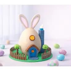 Casinha do Coelho da Páscoa - Decoração de Páscoa - Presente de Páscoa - Impressão 3D Divertida