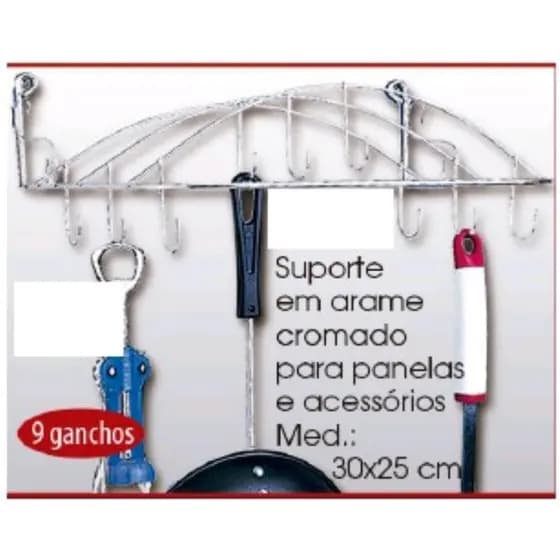 Suporte Para Panelas e Acessórios PANELEIRO.