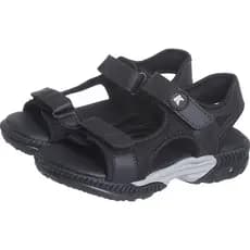 Sandália Papete Infantil Masculina Preta Escolar Kidstep
