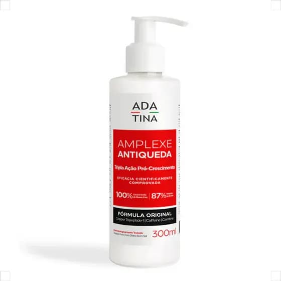 Amplexe Antiqueda Tripla Ação Pró-crescimento 300ml Shampoo Capilar Ada Tina