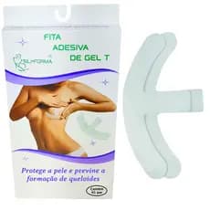 Silicone Gel Fita Adesiva T Invertido Para Cicatriz Mamoplastia Mastopexia