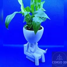 Vasinho Celular Banheiro Privadinha Robert Plant Bob Decoração Vaso
