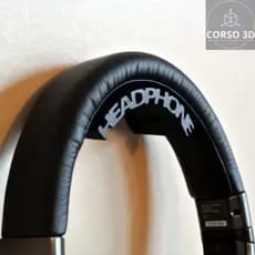 Suporte fone de ouvido parede