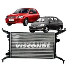 Radiador Visconde Celta Prisma 1.0 1.4 2006 2007 2008 2009 2010 2011 2012 2013 2014 2015