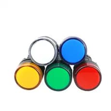 Sinaleiro Led Monobloco 22mm BIVOLT 127V 220v Varias Cores Led Sinalizador