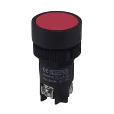 Botão Impulso Vermelho Monobloco 1 Contato Reversível na/nf