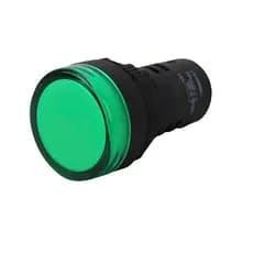 Sinaleiro Led Verde  Bivolt Monobloco 22mm 127v 220v