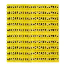 Kit Marcador Fios Cabos Anilhas 260uni Letras A - Z 6-10mm