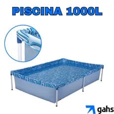 Piscina Retangular Infantil 1000 litros Mor Original Desmontável Resistente Completa