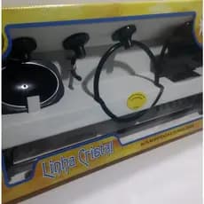 Kit Banheiro CRISTAl BLACK 5 Peças