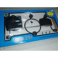 Kit Acessórios Íris BLACK II Banheiro 5 Peças