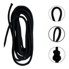 Corda Pet 3mm Preta 5mts - 10mts - 20mts - 30mts