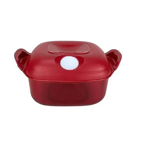 TIGELA CRISTAL POP 1,2 LITROS - VERMELHA