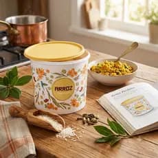 TUPPER CAIXA  ARROZ 5KG - FLORAL