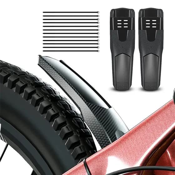 Paralama Mtb Asas Para Bicicleta Dianteiro Traseiro Fender Set 20/26/27.5/29'Acessórios Da Lama Protetor De Fibra De Carbono