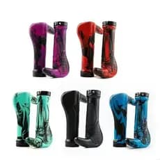 Mountain Bike Guiador Apertos Anti-skid Confortável Com Fechadura De Bicicleta De Borracha Macia MTB Peças De Ciclismo